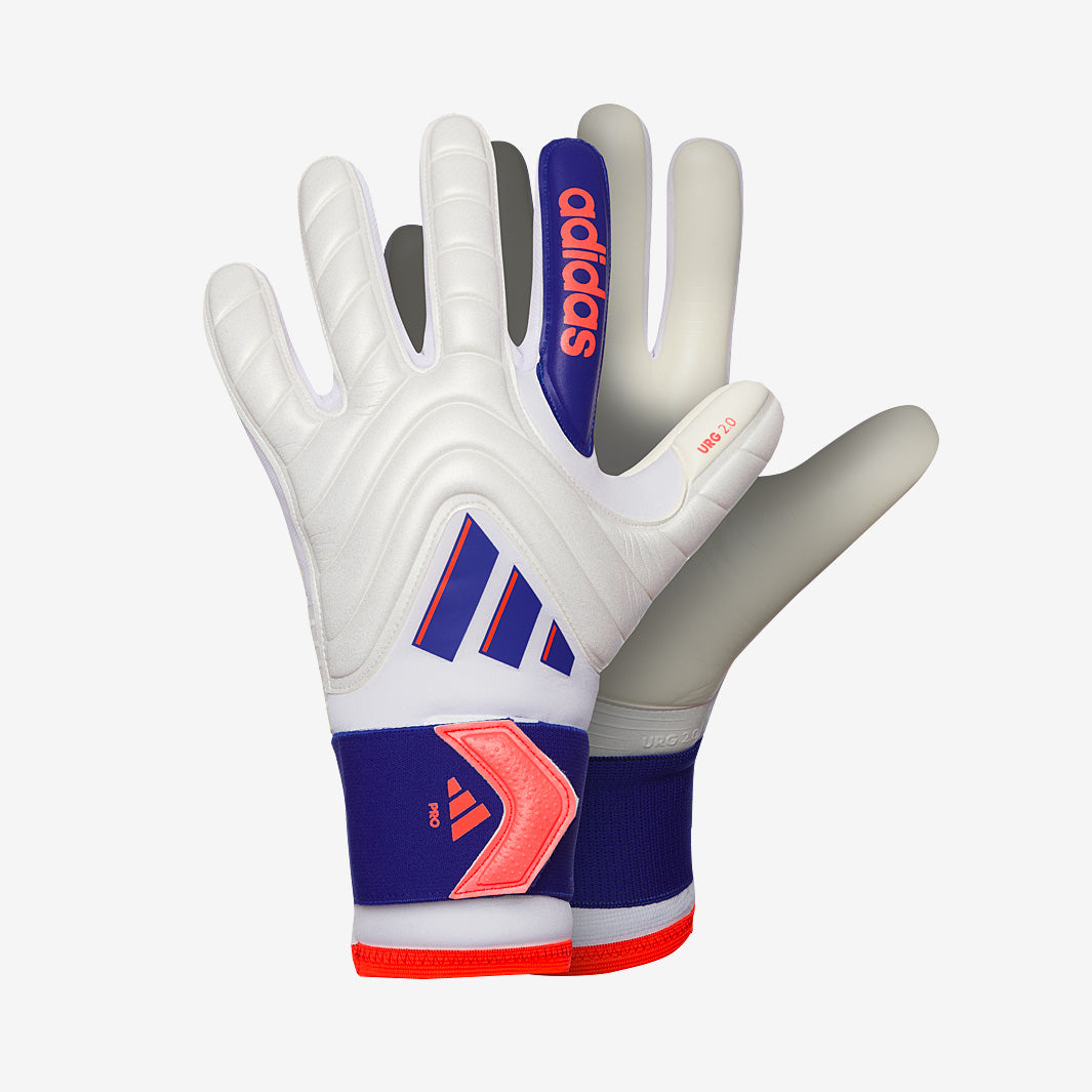 solar handschuhe adidas Copa Pro - White/Lucid Blue/Solar Red