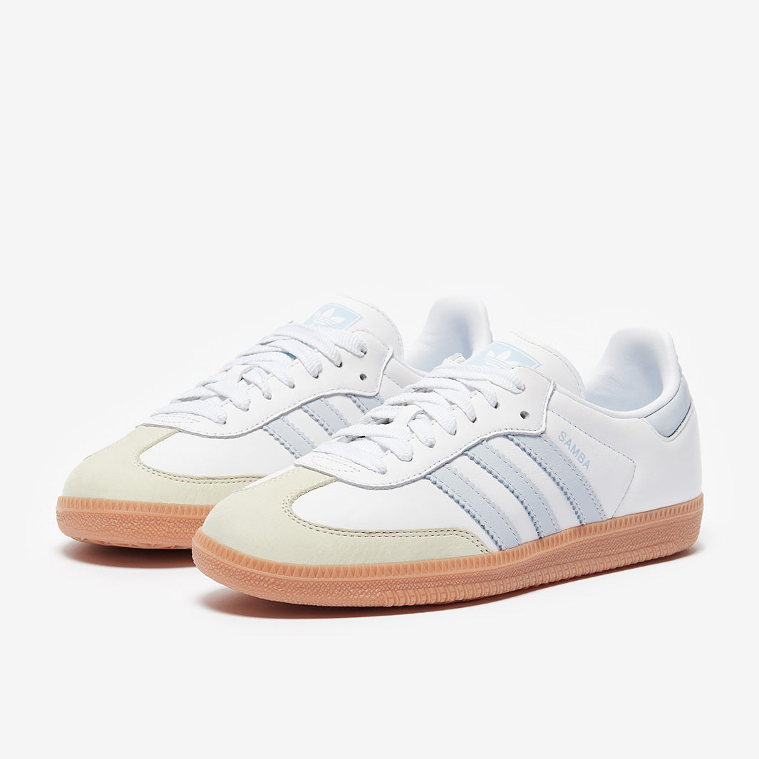 adidas Originals Damen Samba OG - Ftw WeißBlau/Grauweiß