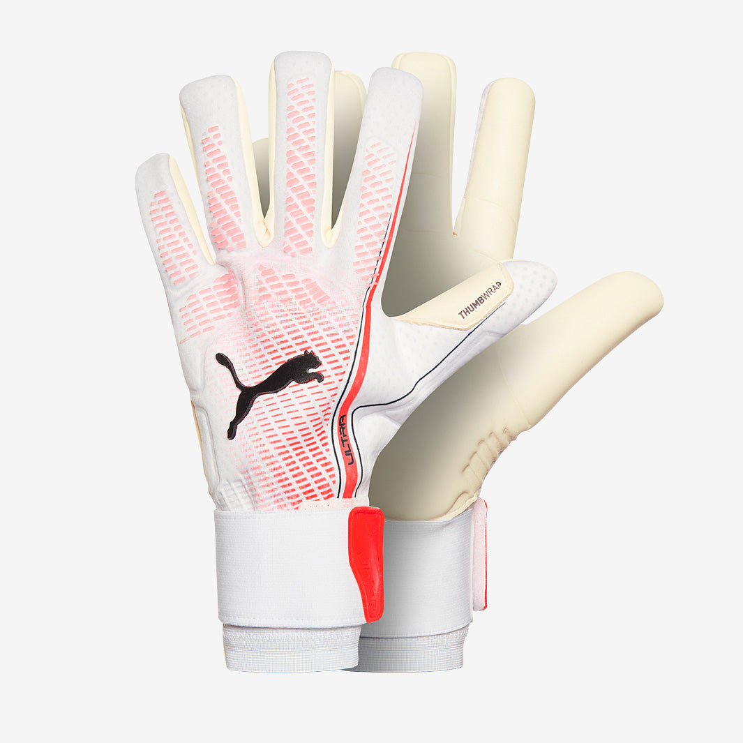 puma tw handschuhe Puma Ultra Ultimate Hybrid - Weiß/Rot/Schwarz