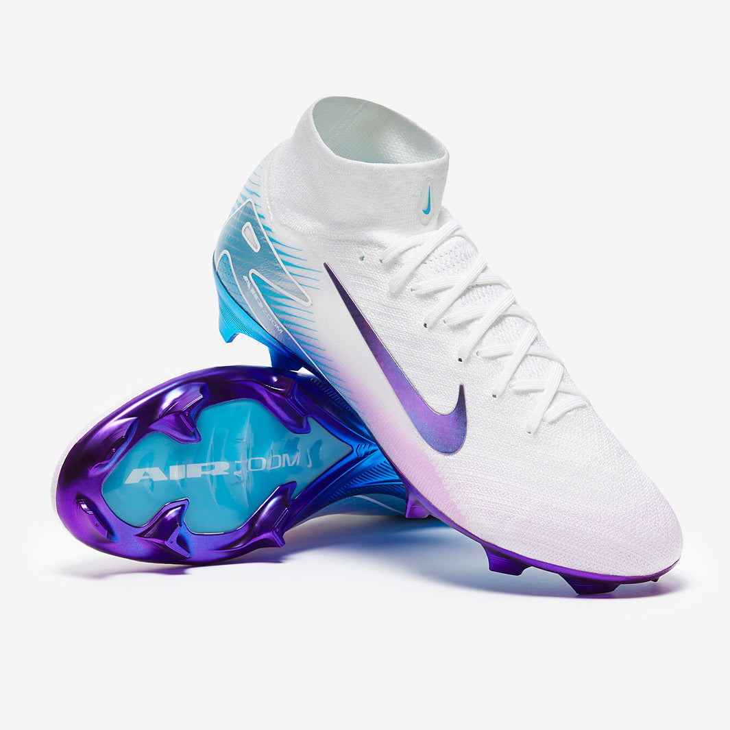 Nike Air Zoom Mercurial Superfly X Elite Firm Ground - White/Multi
