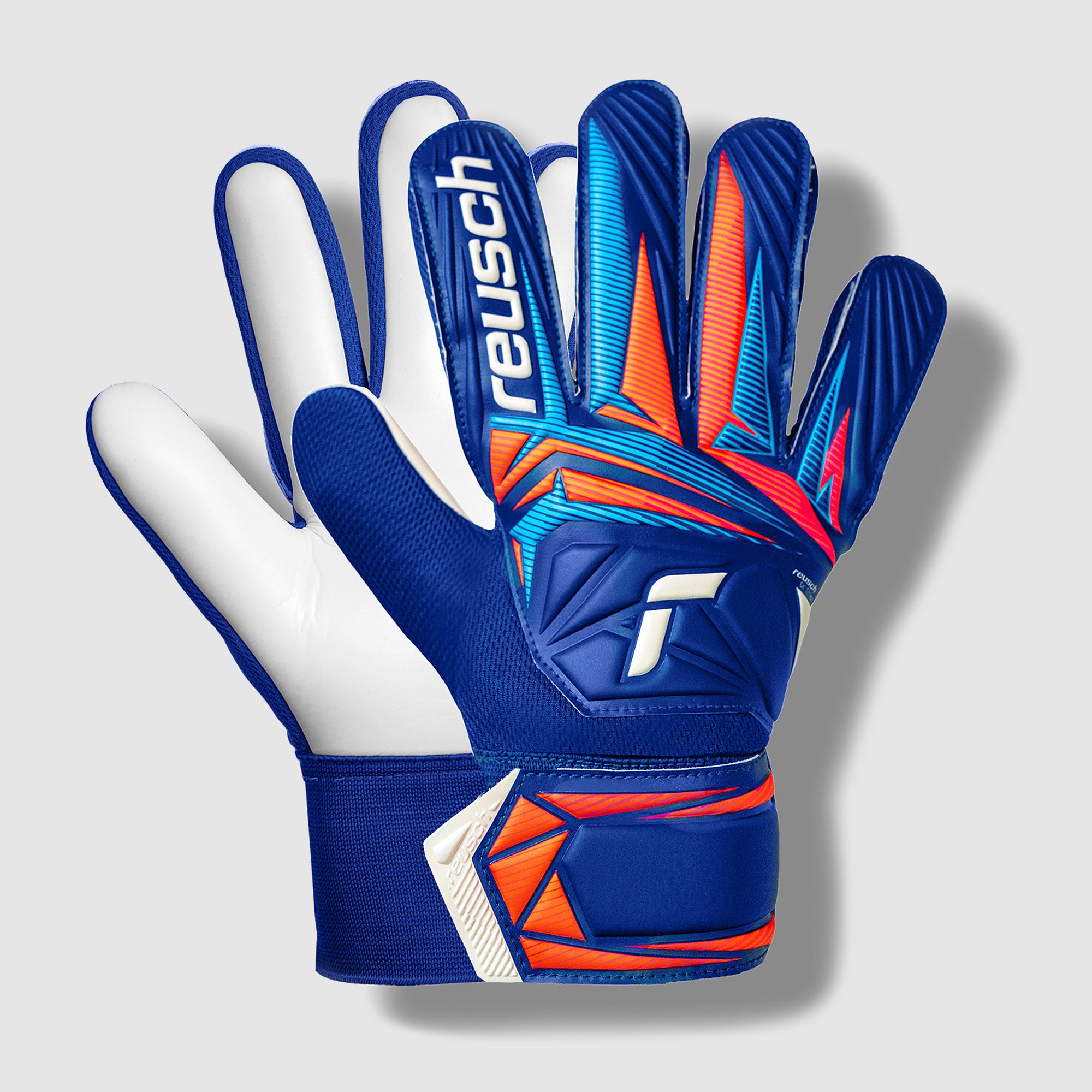 reusch kinder handschuhe Reusch Kinder Attrakt Starter Solid - Blau/Weiß/Orange