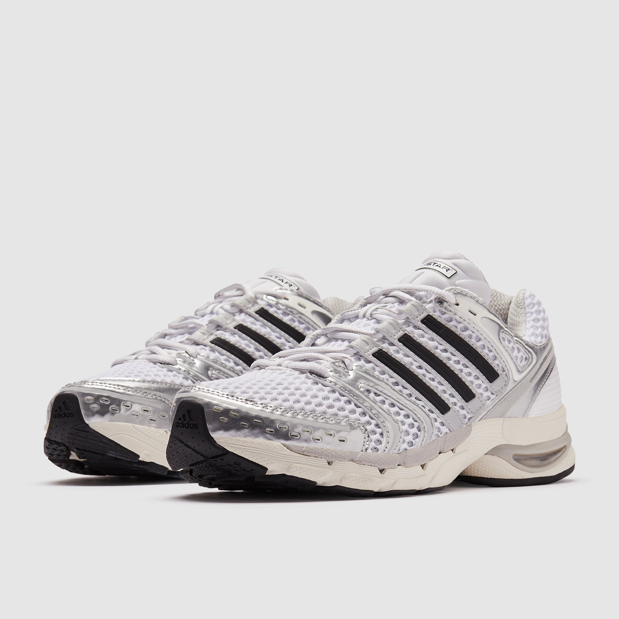 ☺︎☺︎ adidas Originals Damen Adistar Control 5 - Silber Metallic/Grau