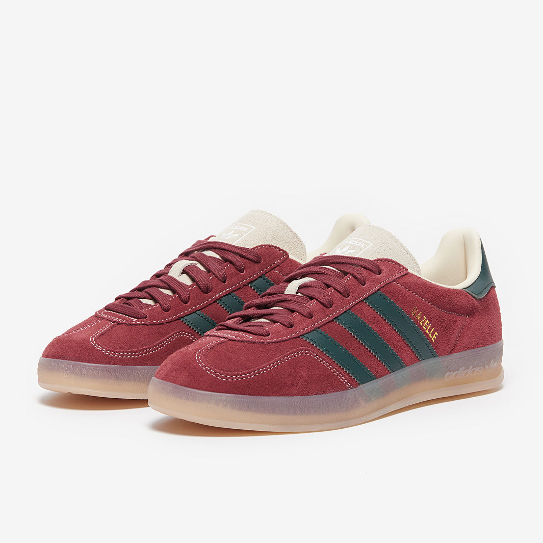 adidas Originals Gazelle Indoor - Shadow Rot/Shadow Grün/Wonder Weiß ...