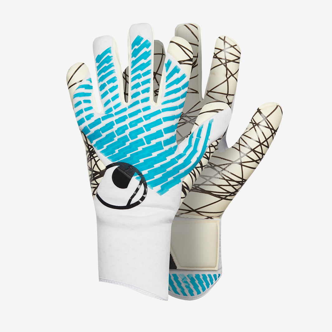 Uhlsport FOAM Cybertec Ultragrip HN - Weiß/Cyber Blau/Schwarz