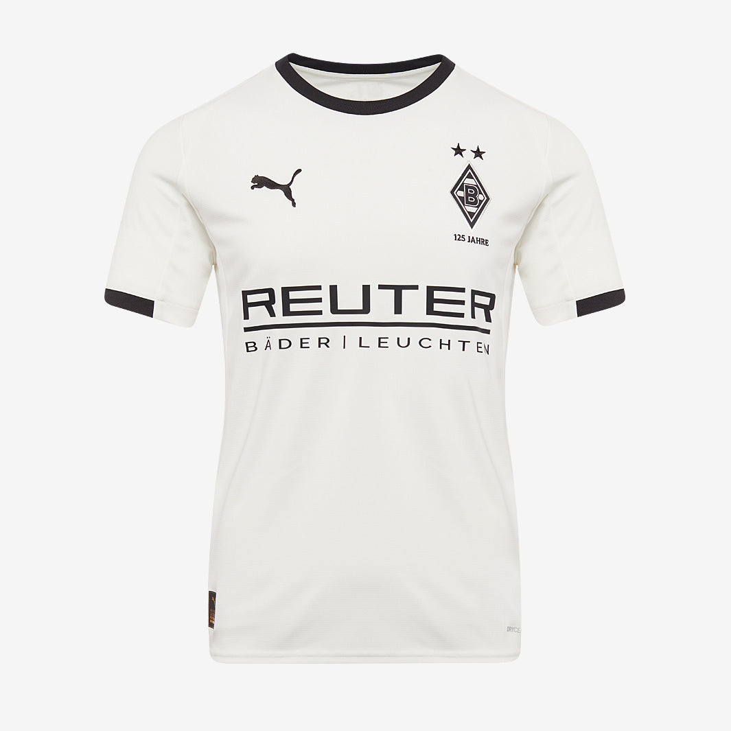 Puma Borussia Mönchengladbach 25/26 Heimtrikot - Warm Weiß/Schwarz