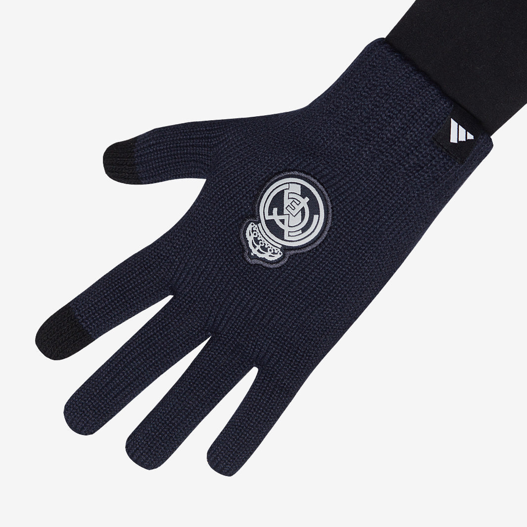 adidas Real Madrid 25/26 Handschuhe - Tintenblau/Matte Silber