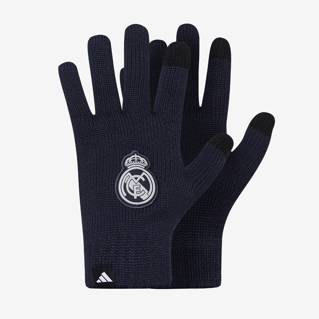 adidas Real Madrid 25/26 Handschuhe - Tintenblau/Matte Silber
