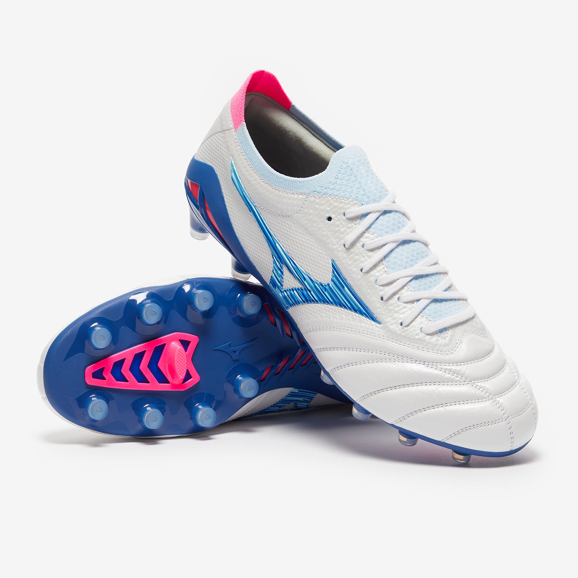 Mizuno Morelia Neo IV JAPAN サッカーシューズ 限定品 Mizuno Morelia Neo IV Beta Made in Japan FG - Weiß/Tanager Türkis