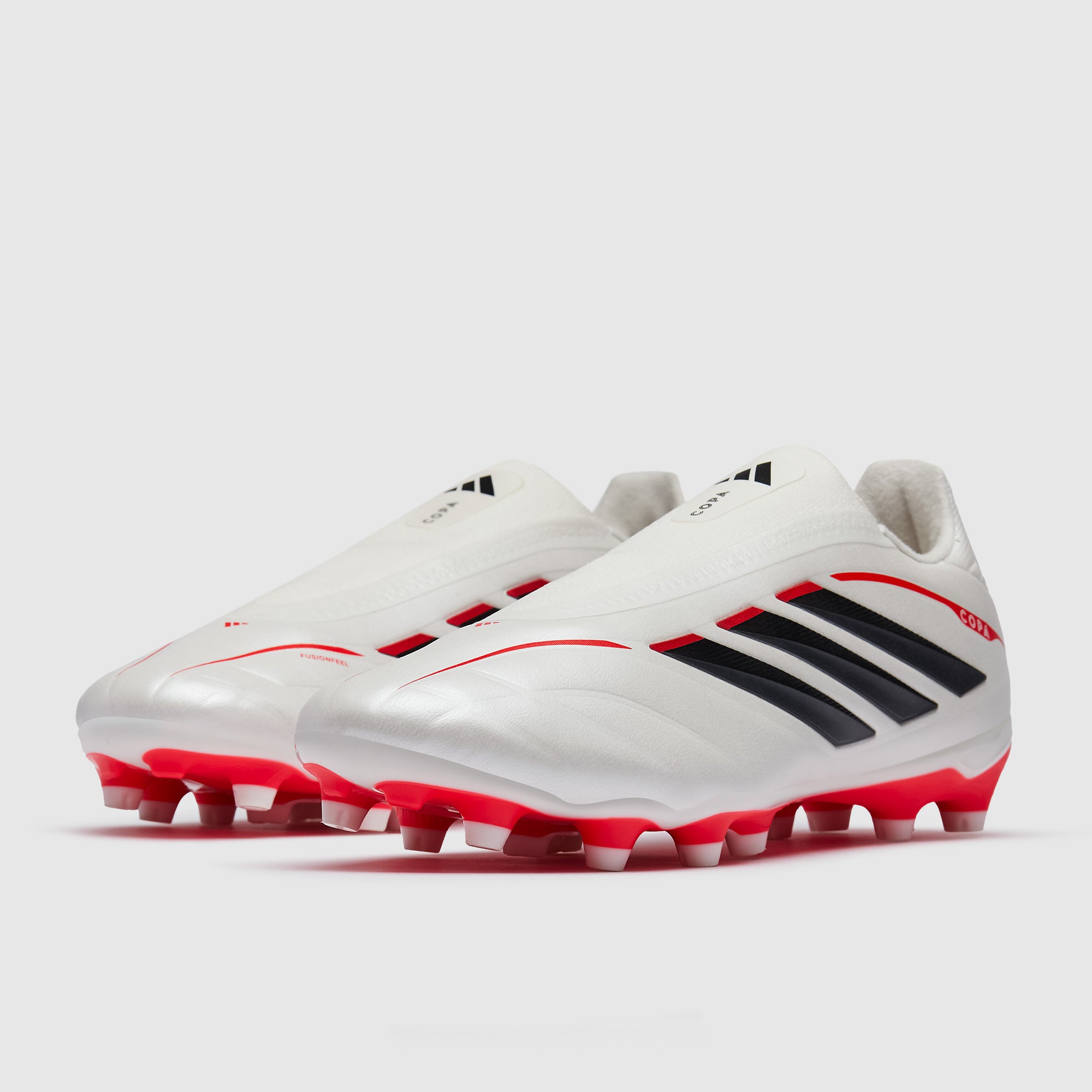 adidas Copa Pure IV League Schnürungslos FG - Zero Met./Schwarz
