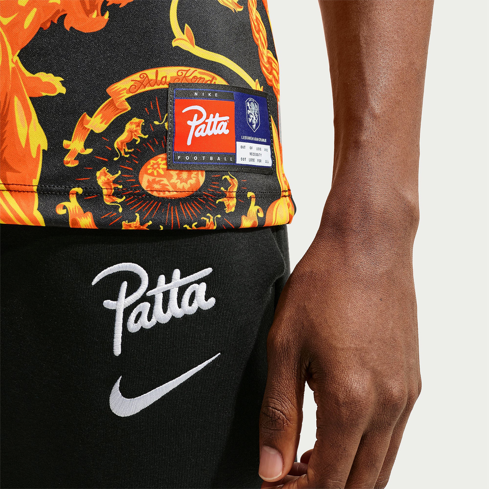 Nike Niederlande x Patta Pre-Match Shirt - Schwarz/Weiß
