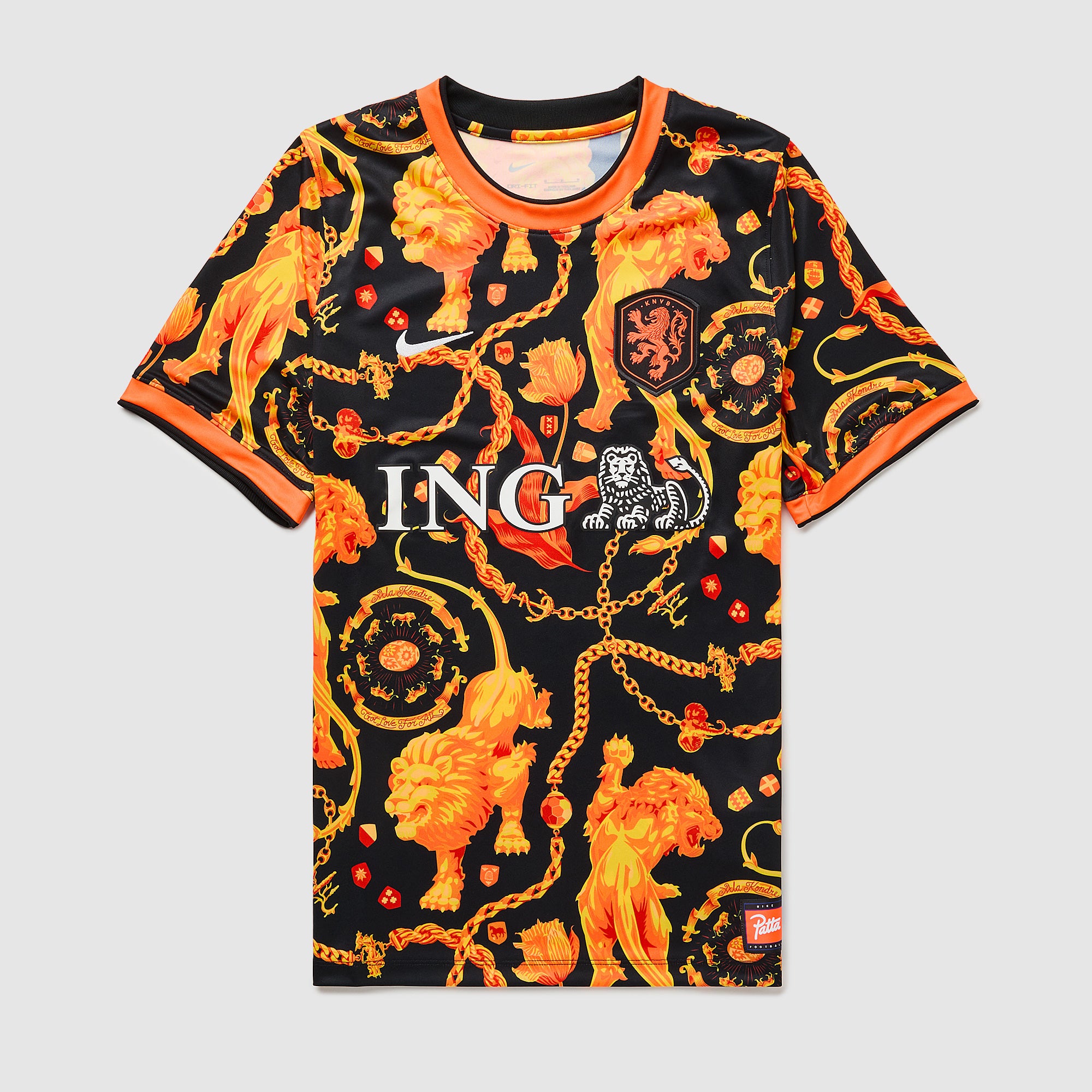 Nike Niederlande x Patta Pre-Match Shirt - Schwarz/Weiß - Herren