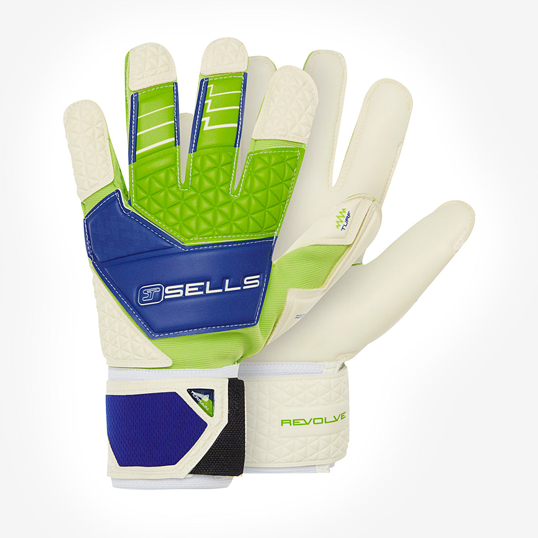 Sells Revolve Terrain - Mens GK Gloves - Flat Palm - Navy/Lime