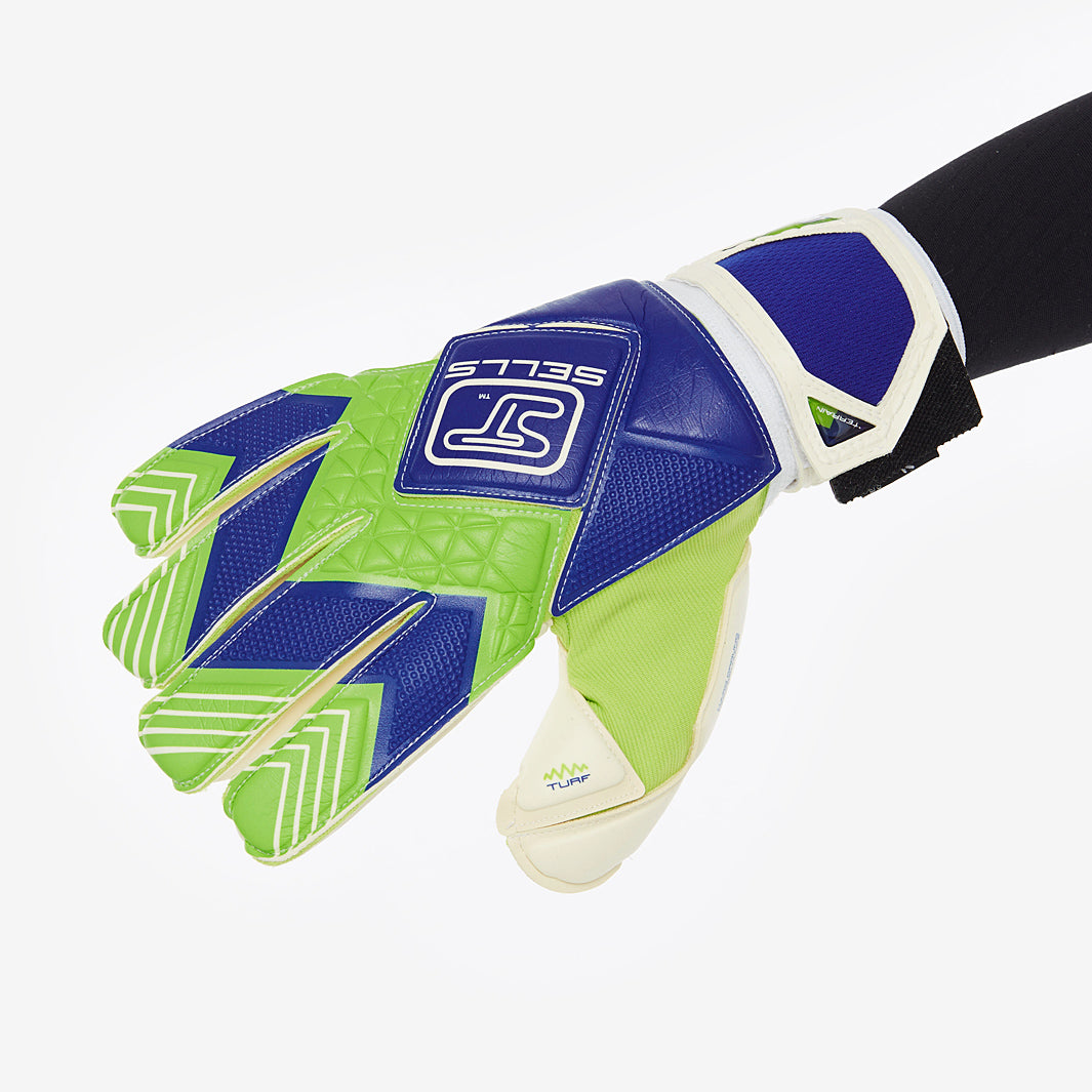 Sells F3 Terrain - Mens GK Gloves - Negative - Navy/Lime
